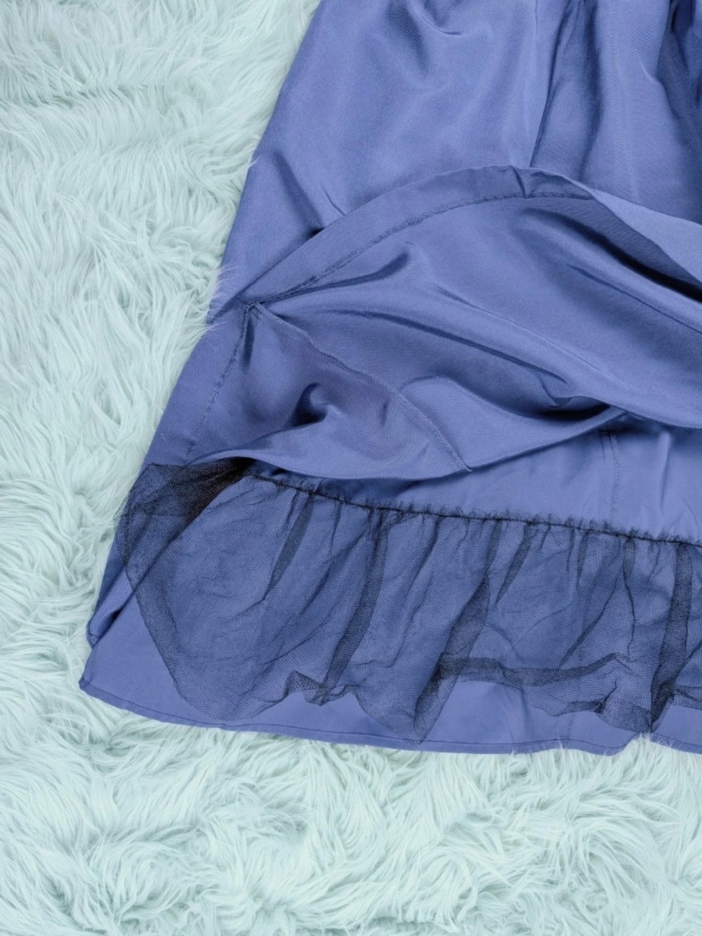 ModCloth Sateen Pleated Fit And Flare Swing Dress - Picture 4 of 4
